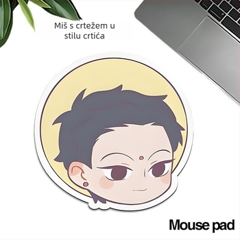 Podloga za miš, PVC guma, jednostrana, kalkulator funkcija, tiskano logo