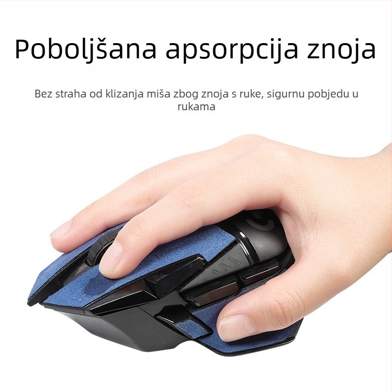 Podložak za miša Logitech G502 – protuklizna, upija znoj, otporan na habanje, gumena podloga