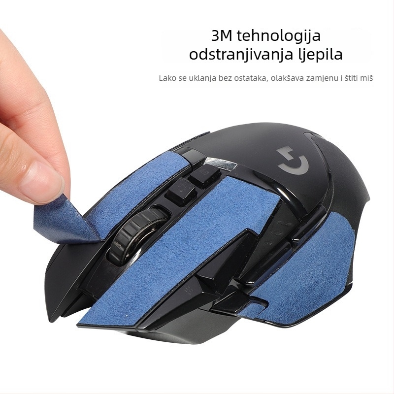 Podložak za miša Logitech G502 – protuklizna, upija znoj, otporan na habanje, gumena podloga