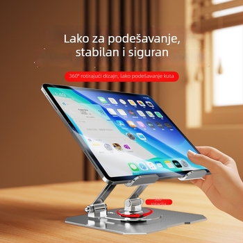 Metalni okretni stalak za tablet za stolnu upotrebu – model 258, težina 350 g, opća kompatibilnost