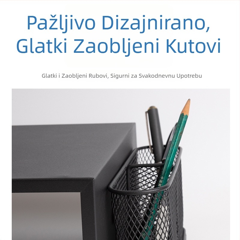 Aoyao dvoetažni nosač monitora od željeza za stolno računalo, pokretni, modernog dizajna