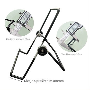 Metalni stolni držač za telefon i tablet – sklopivi, višestruki, težina 121 g, model lgg0034