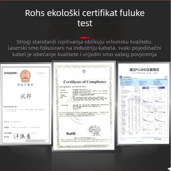 Cat7 mrežni kabel, dvostruko zaštićen SFTP, 10 Gbps, čista bakrena, završeni mrežni kabel