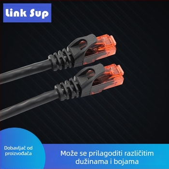 Nezaštićeni Cat6 mrežni kabel od bakra bez oksidacije, unutarnja upotreba, model LS-C06UTP-XX-XX, nategnuta čvrstoća 600, tlačna čvrstoća 600P, brzina prijenosa 10