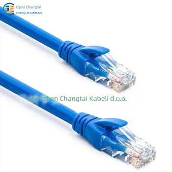 CAT6 UTP RJ45 Ethernet jumper kabel od bakra bez kisika, 1000 Mbps, radna temperatura -20 do 70 °C