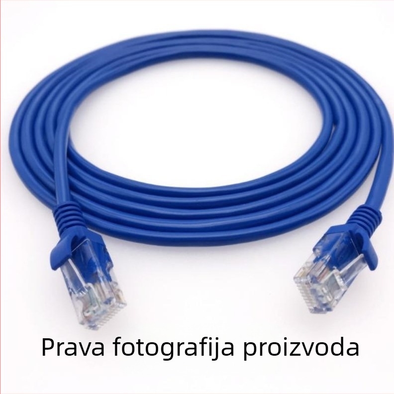 Gigabitni Ethernet kabel s kristalnim RJ45 konektorom, duljina 1–40 m