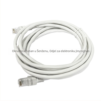 Cat6 Ethernet kabel, UTP, bakreni vodič, RJ-45 konektori, 1000 Mbps, kabel s uvijenim parovima, za kućnu i uredsku upotrebu te nadzor