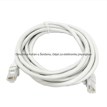 Cat6 Ethernet kabel, UTP, bakreni vodič, RJ-45 konektori, 1000 Mbps, kabel s uvijenim parovima, za kućnu i uredsku upotrebu te nadzor