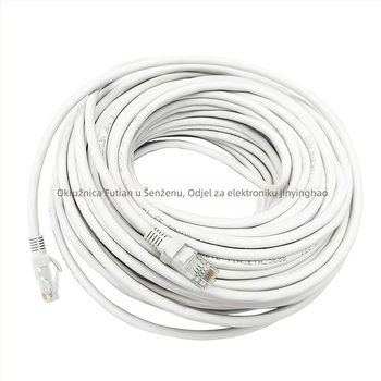 Cat6 Ethernet kabel, UTP, bakreni vodič, RJ-45 konektori, 1000 Mbps, kabel s uvijenim parovima, za kućnu i uredsku upotrebu te nadzor