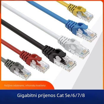 CAT6 gigabitni Ethernet kabel, unutarnja i vanjska uporaba, RJ-45, duljine 1m, 2m, 3m, 5m i 10m