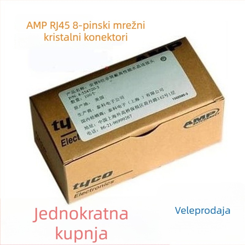 Cat5e RJ45 konektor, 8P8C, bakreno jezgro, nezaštićeni