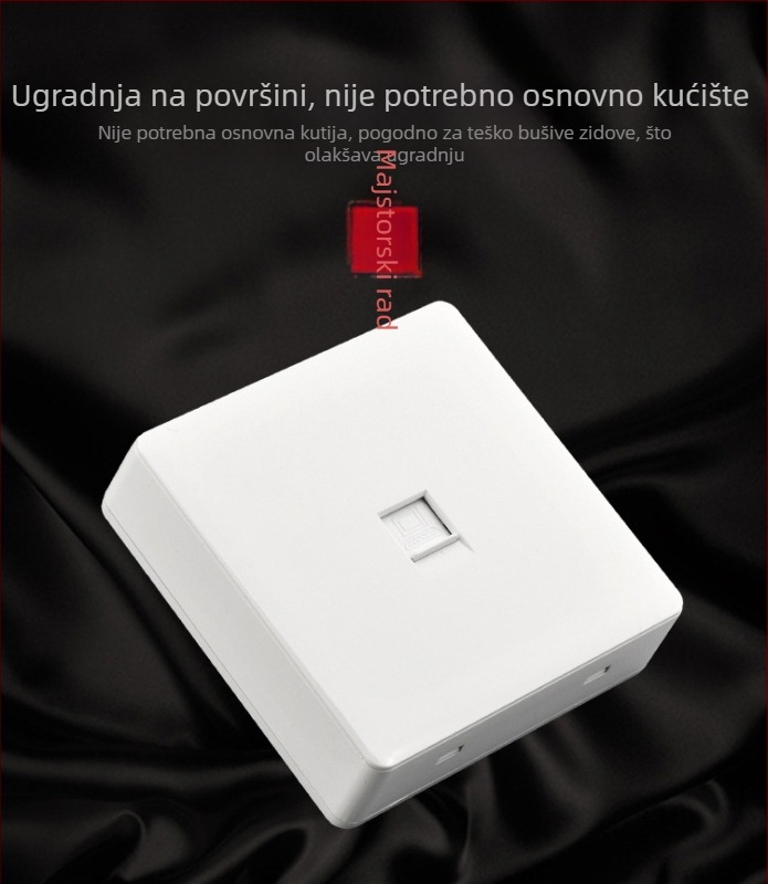 Tipa 86 zidna mrežna utičnica, 1 priključak, 10A, ≤50V