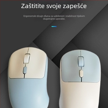 Bežični miš s 2,4 GHz i Bluetoothom, dvostrukim načinom za prijenosna računala, stolna računala i tablete – uredska uporaba