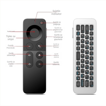 T1 USB žično tipkovnica i miš – USB sučelje, žično povezivanje, domet 10 m