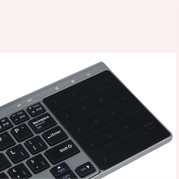 Izuzetno tanko USB bežično tipkovnica s touchpadom, vodootporna i ergonomski dizajn