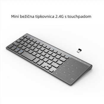 Izuzetno tanko USB bežično tipkovnica s touchpadom, vodootporna i ergonomski dizajn