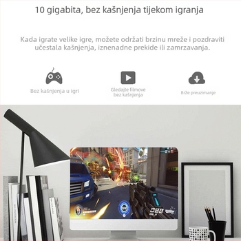 Cat 7 zaštitni Ethernet kabel Yongbo 001, prijenos 10 000 MB, za usmjerivač i računalo, prilagodljiv, radna temperatura -20 do 70°C