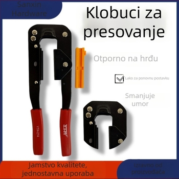 Klešte za krimpanje IDC/FC mrežnih kablova – hladno valjani čelik, 550 g
