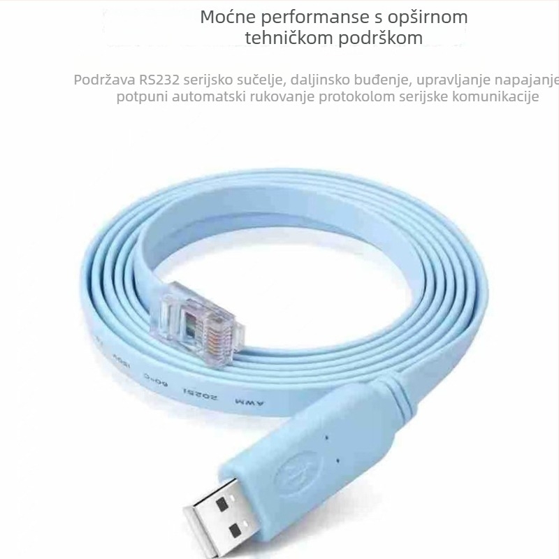USB do RS232 konzolni adapter kabel, USB sučelje, bakreni vodič, za PC