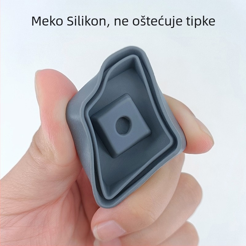 Kutija za pohranu keycapova s mačjom šapom za mehaničku tipkovnicu – prilagođeno silikon pakiranje za jedan keycap