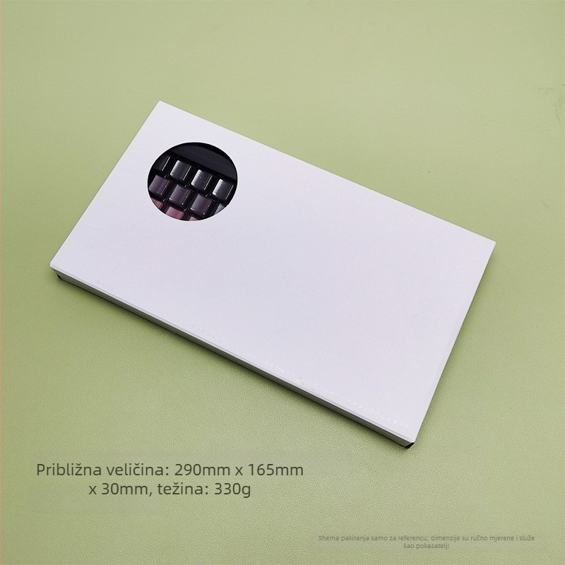 Set Jelly kapice za tipkovnicu, 136 tipki, PC plast, prozirno, visina 0EM