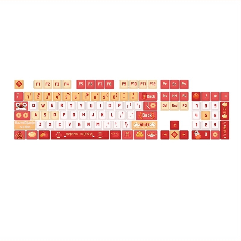 Kapa za tipkovnicu mehaničku - PBT petostruka sublimacija, univerzalna kompatibilnost, personalizirani dizajn, 1 godina jamstva