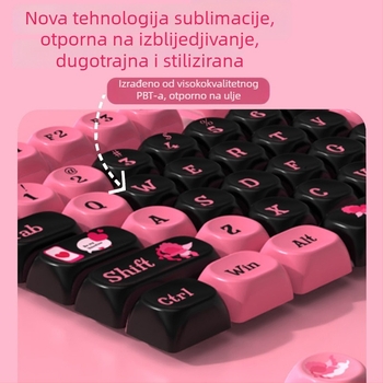 MOA tema keycap set za mehaničke tipkovnice – PBT sublimacija, personalizirano, otporno na habanje, 1 godina jamstva