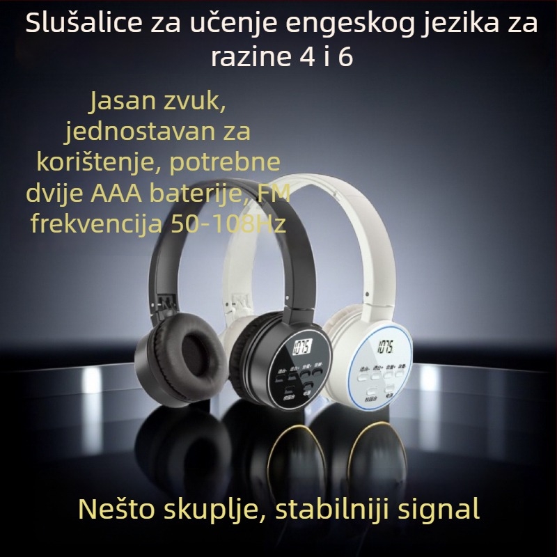 Slušalice YM-2112A, bežične, s trakom za glavu, jednostavan dizajn
