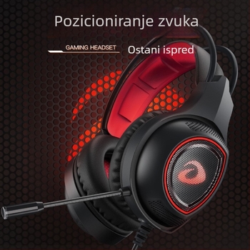 Daryo LH712 Žično gaming slušalice s mikrofonom, USB (32 Ω, 2,2 m kabel, frekvencijski raspon 20 Hz)