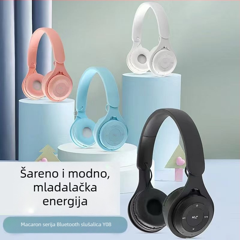 Gaming bežične slušalice, Bluetooth 5.0, domet 5 m, stereo zvuk s redukcijom buke, višestruka povezanost, trajanje baterije 0–4 h