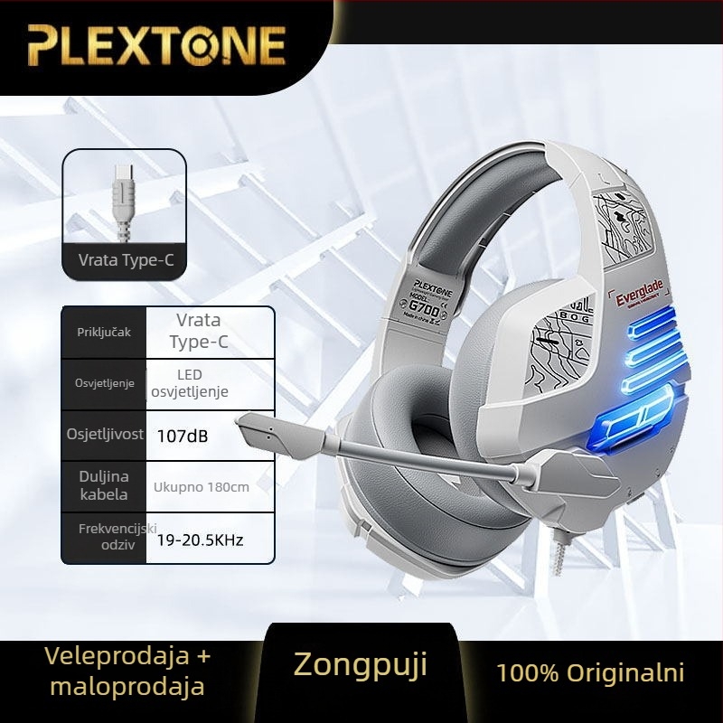 Puji G700 kabelske gaming slušalice s integriranim mikrofonom