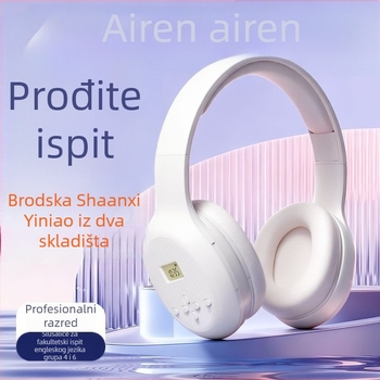 Auben bežične slušalice za CET-4/ CET-6 slušanje, za nošenje na glavi, 250 g, FM radio