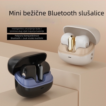 TWS bežične Bluetooth slušalice s smanjenjem šuma, dugi vijek baterije 4–8 h, niska latencija za e-sportove, Bluetooth 5.3, domet 10 m