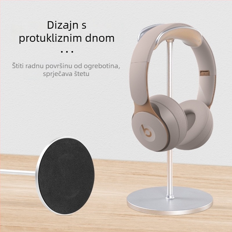 Držač slušalica za stolna igranja – aluminijska legura, odvojiv, mogućnost tiskanja logotipa, držač za telefon (Model Z25)