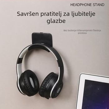 Držač za slušalice, univerzalni dizajn, plastična konstrukcija (Tip: Držač za slušalice; Materijal: Plastika; Stil: Univerzalan)