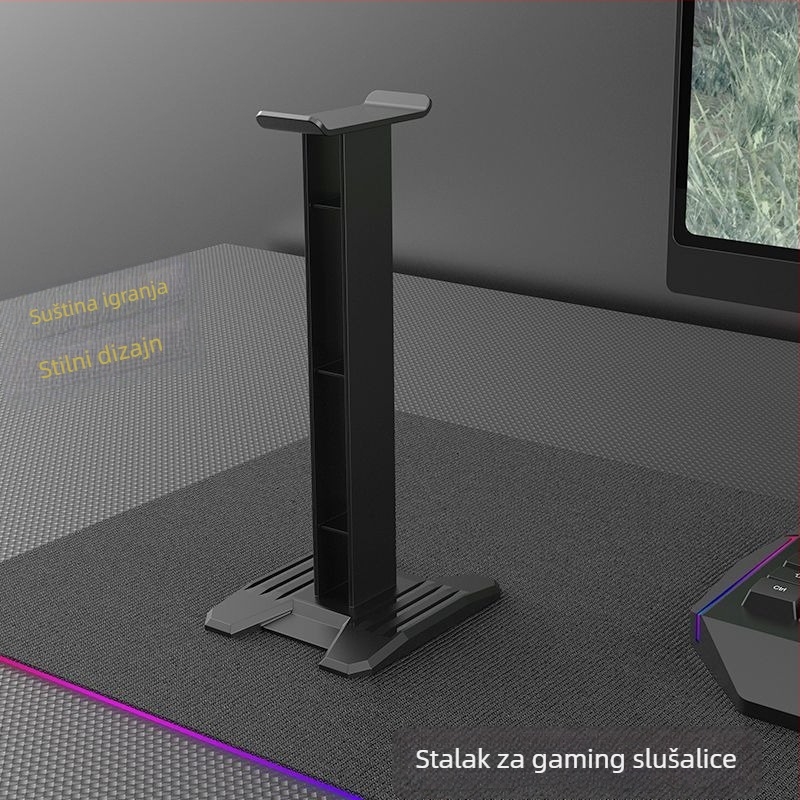 Stalak za slušalice s oblikom ajkule — podna držač za ured, stolni prikaz, esport