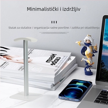 Stalak za slušalice za stolno računalo — aluminijska legura, univerzalan za sve modele, za stolnu upotrebu