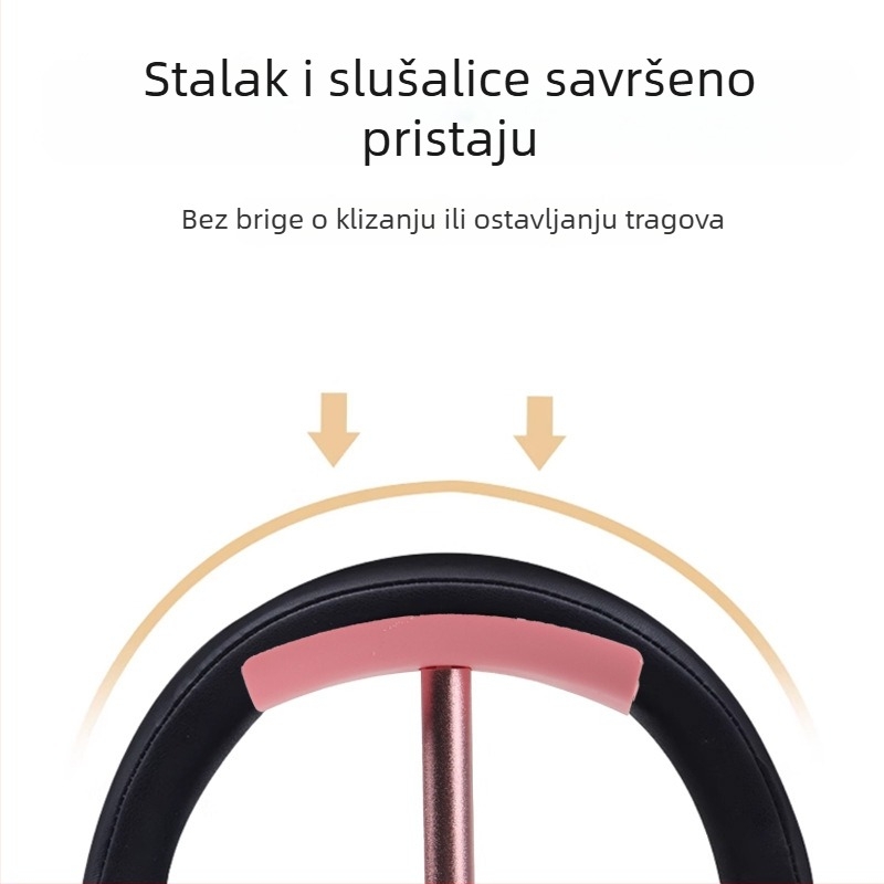 Stalak za slušalice za stolno računalo — aluminijska legura, univerzalan za sve modele, za stolnu upotrebu