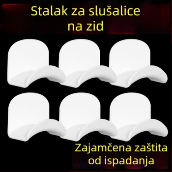 Držač za slušalice - zidni i ispod stola, bez bušenja, za ured