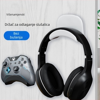 Držač za slušalice - zidni i ispod stola, bez bušenja, za ured