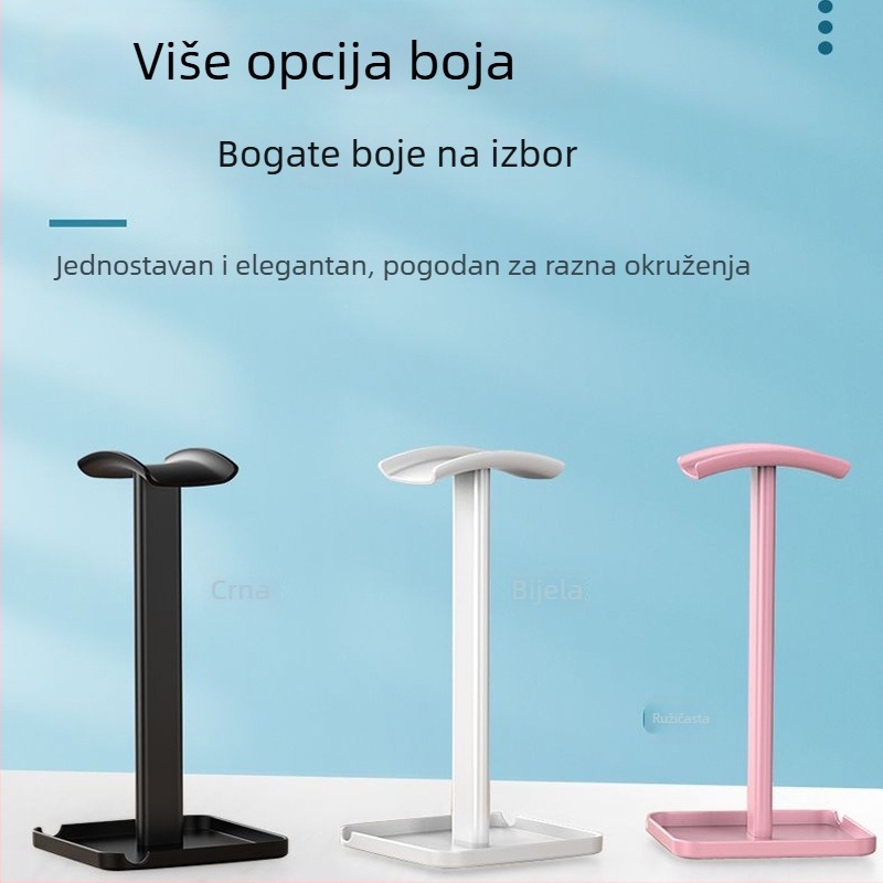 Višenamjenski stalak za slušalice od aluminijske legure, za stolno korištenje, izlaganje i pohranu