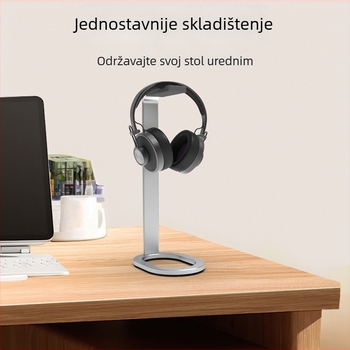 Stalak za slušalice za stolna računala — aluminijska legura, model E71, univerzalna kompatibilnost, težina 150 g, skladištenje slušalica