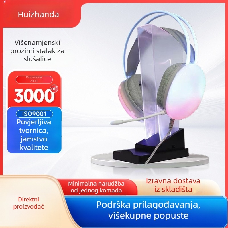GM-01 stoni nosač za slušalice s RGB 7 boja osvjetljenjem, težina 245 g, lansiran 2023