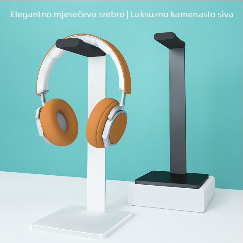 Stolni držač za slušalice – aluminijska legura, model E70, 0.27 kg, odvojivi izložbeni stalak, pohranjivanje slušalica