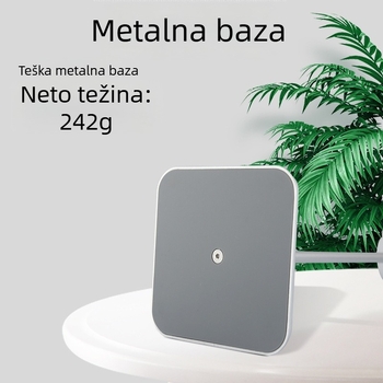 Stalak za slušalice za stolno korištenje, aluminijska legura + silikon, model D6 s mekanom podrškom za glavu, 242 g