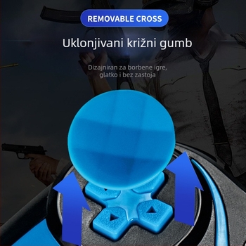 Bežični gamepad S9 za mobilne uređaje — kompatibilan s iOS/Android, ABS kućište, bez vibracija, USB sučelje