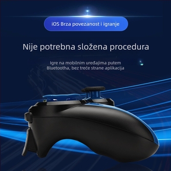 Bežični gamepad S9 za mobilne uređaje — kompatibilan s iOS/Android, ABS kućište, bez vibracija, USB sučelje