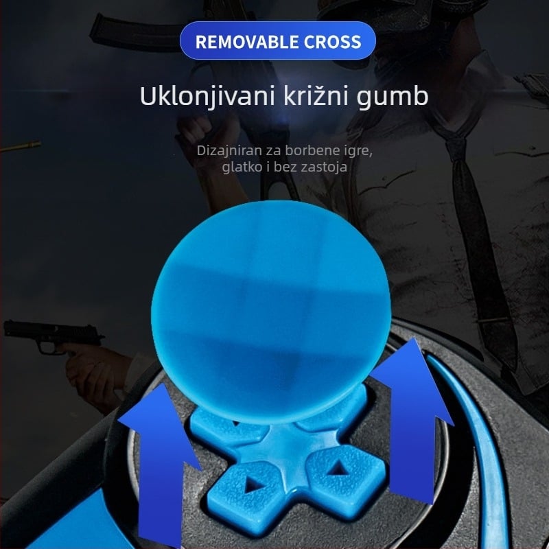 Bežični gamepad S9 za mobilne uređaje — kompatibilan s iOS/Android, ABS kućište, bez vibracija, USB sučelje