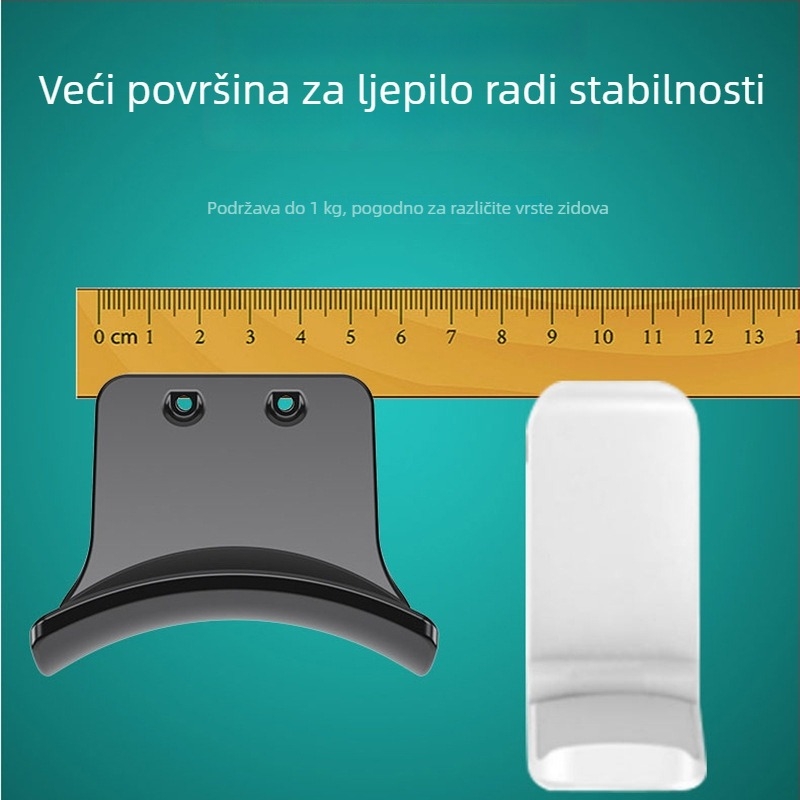 Stalak za slušalice na zidu – Lazy bracket, model CHZ-S1, težina 0,08 kg, skladištenje slušalica, ojačani materijal