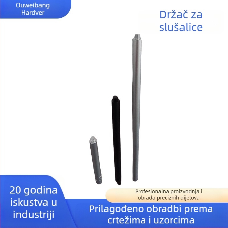 Držač slušalica od aluminijske legure, univerzalni, za stolno računalo, prilagodljiv